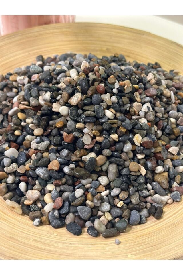 2 Kg Dalaman Dere Çakılı 4-10 Mm Bahçe Peyzaj Saksı Teraryum Akvaryum Taş