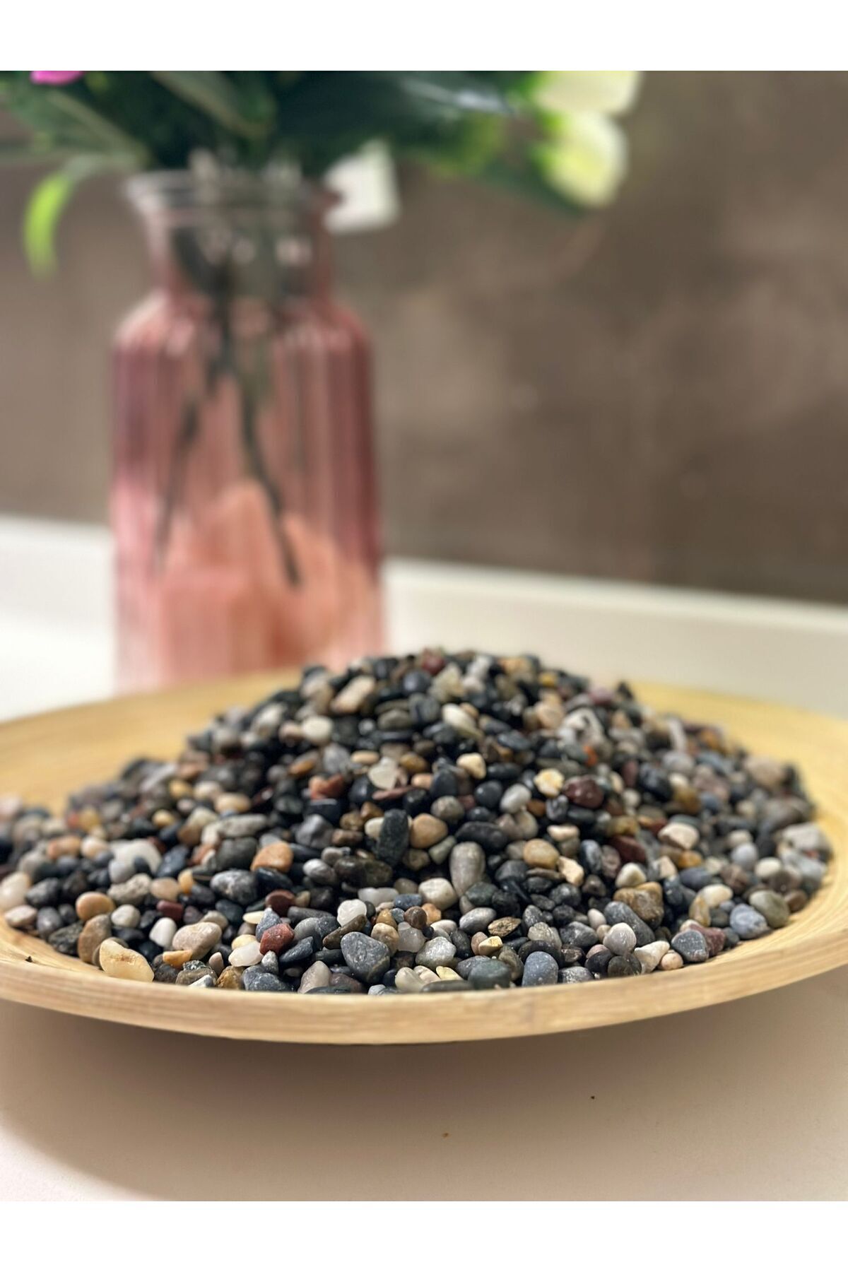 2 Kg Dalaman Dere Çakılı 4-10 Mm Bahçe Peyzaj Saksı Teraryum Akvaryum Taş