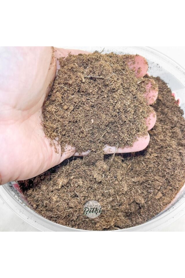 Sphagnum Torf İnce 1 Litre - Steril Yüksek Kalite İthal Bitki Toprağı Sphagnum Torfu Moss Peat