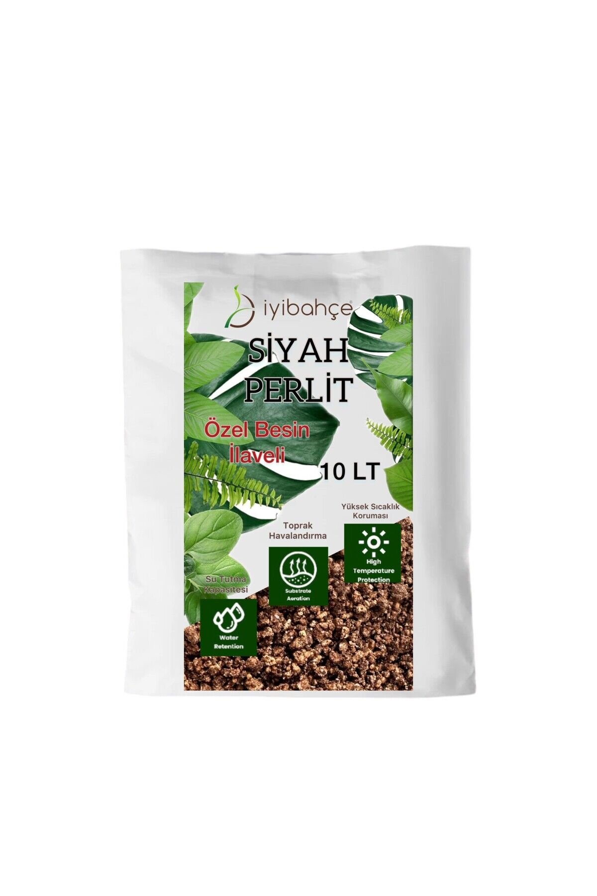 Siyah Perlit 10 LT (Besin ve vitaminler ile zenginleştirilmiş)