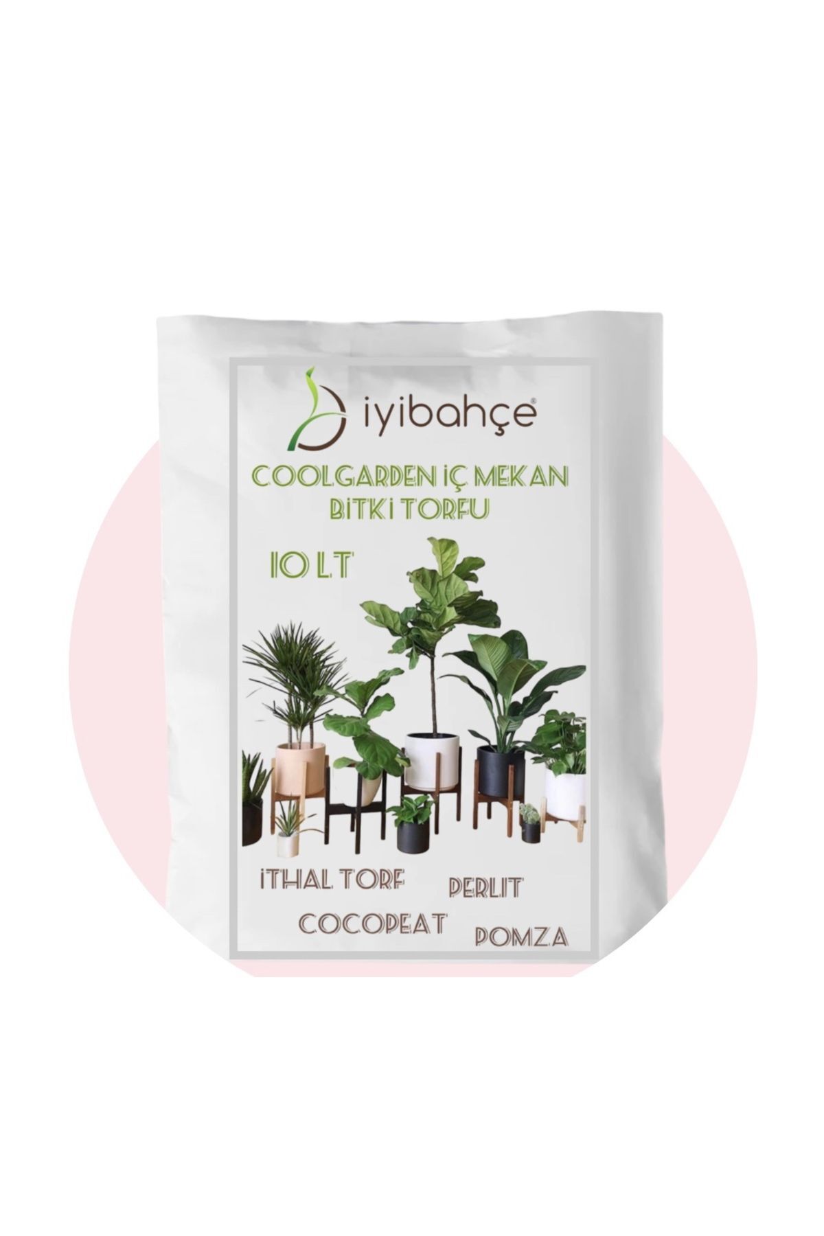 COOLGARDEN İÇ MEKAN BİTKİ TORFU 10 LT Starliçe-Areca-Şeflera-plea vb.